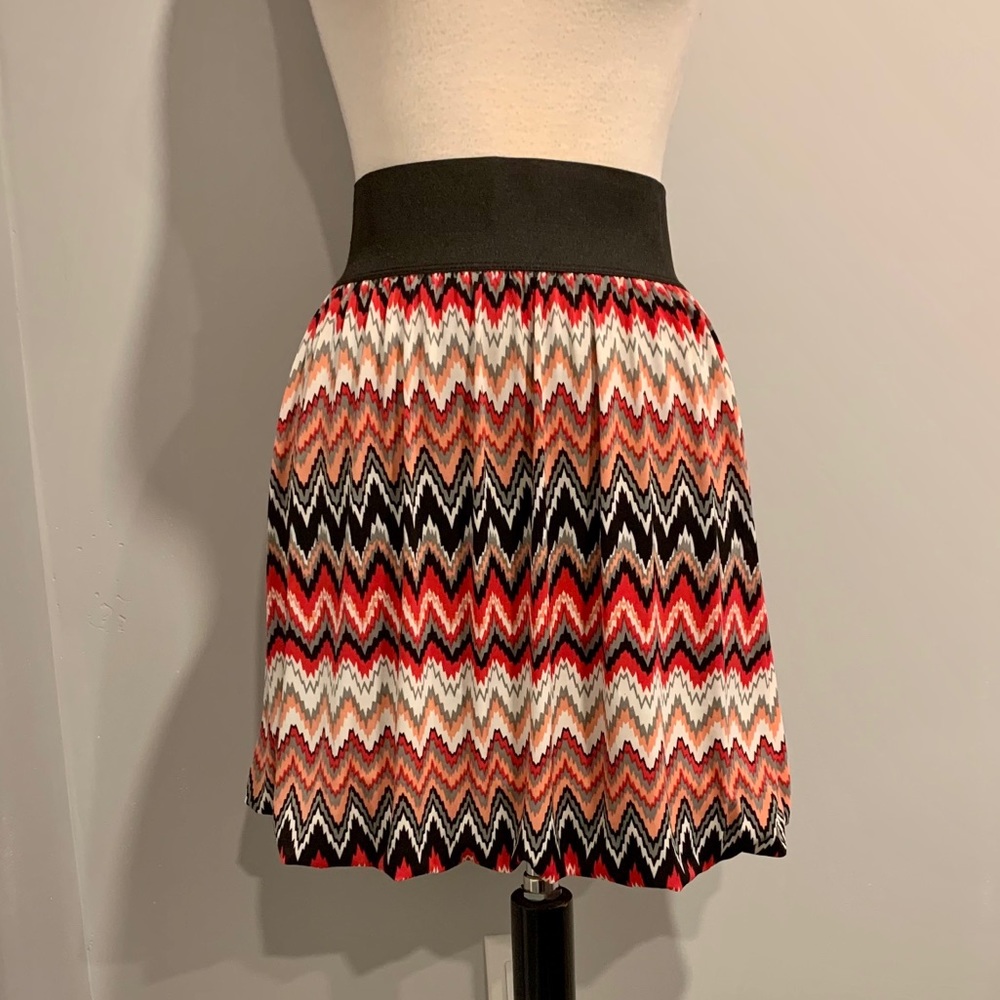 Chevron Bubble Skirt
